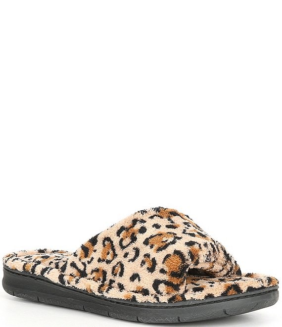 Leopard Plush Slippers