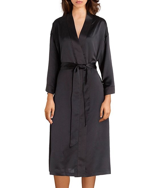 silk robes black large for women Pure Short Silky Robes : Amazon.in: Home &  Kitchen