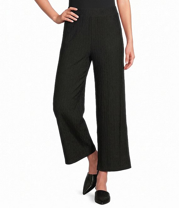 Calessa Knit Wide Leg Pull-On Pants