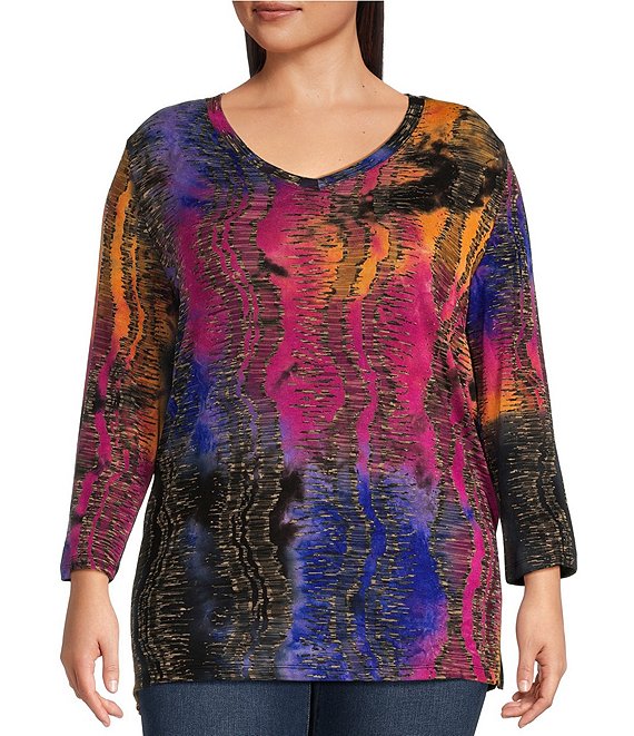 Dillards plus size 2025 tunic tops