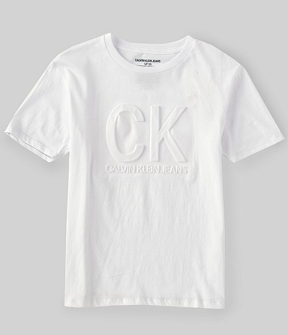 Calvin Klein Big Boys 8-20 Short-Sleeve Debossed T-Shirt | Dillard\'s | Troyer