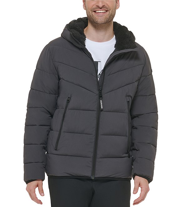 Calvin Klein Hooded Stretch Ski Jacket
