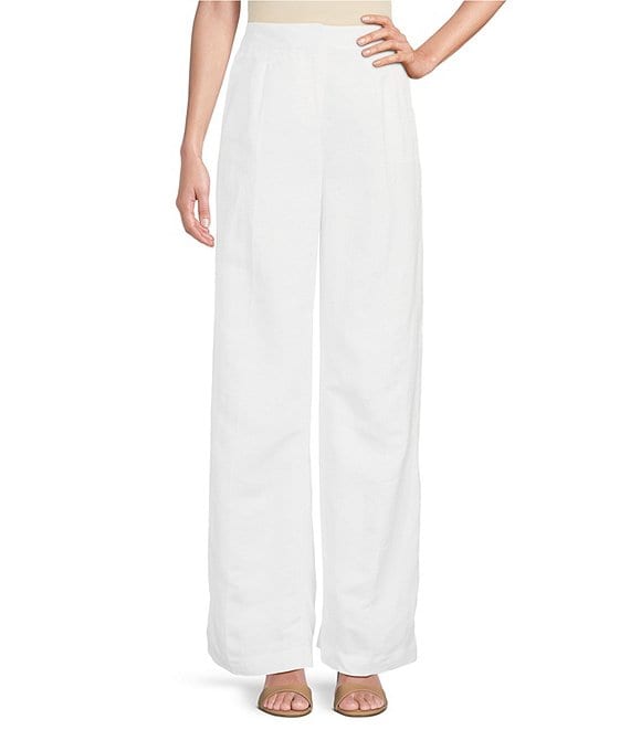 Calvin Klein Linen Blend Wide Leg Pants