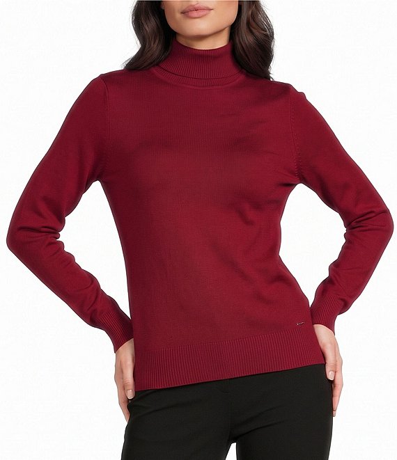 Calvin Klein Long Sleeve Turtleneck Top