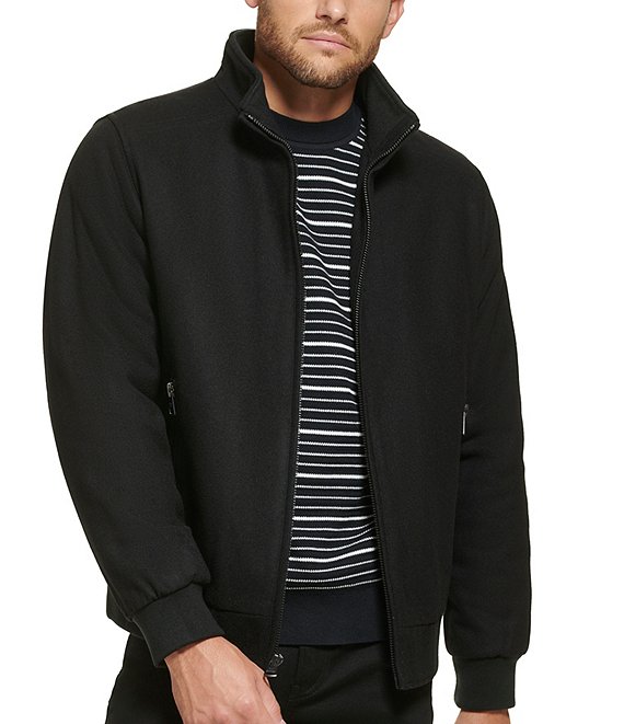 Calvin Klein Leather Men-Bomber Jacket with Shearling Lining | eBay-mncb.edu.vn