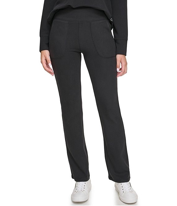 Calvin Klein Performance high rise flared leggings in steel