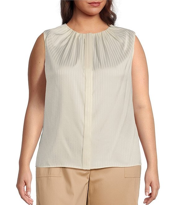 https://dimg.dillards.com/is/image/DillardsZoom/mainProduct/calvin-klein-plus-size-woven-pleated-crew-neck-sleeveless-button-front-top/00000000_zi_3ff1fbe0-b17f-4a99-819e-7ecbfe3d2acb.jpg