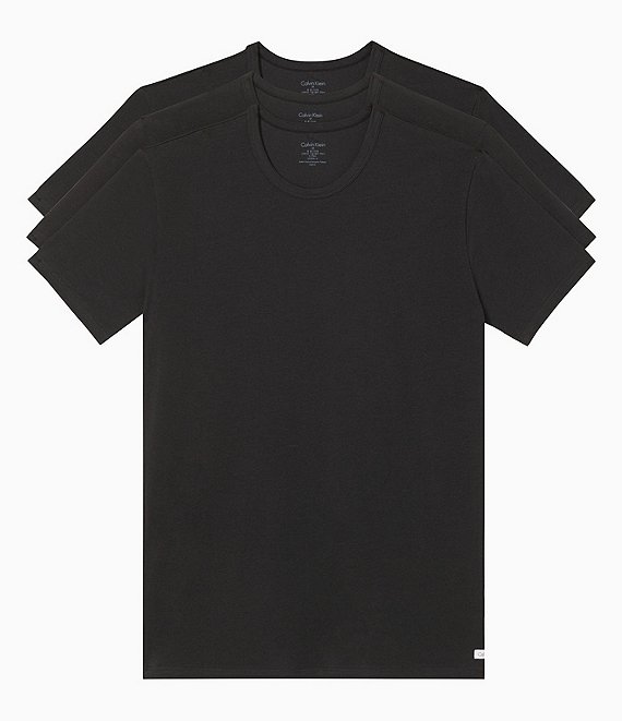Color:Black - Image 1 - Short Sleeve Tees 3-Pack