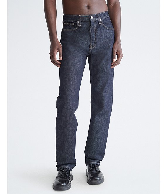 Calvin Klein Standard Fit Straight Leg Denim Jeans | Dillard's
