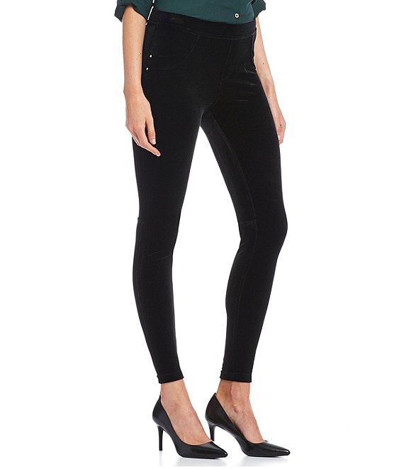 Buy online Black Velvet Leggings from Capris & Leggings for Women