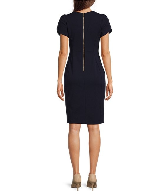calvin klein tulip sleeve fit & flare dress Loving my recent Calvin Klein @macys Spring find!