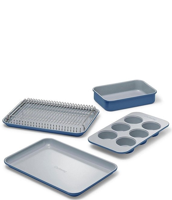 Caraway Ceramic-Coated Mini Bakeware Set, Slate - Image 1