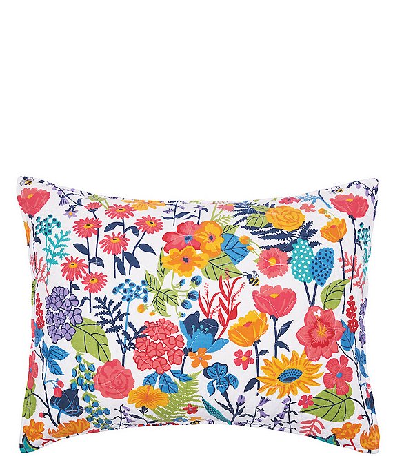 carol & frank Quinn Bright Floral Standard Pillow Sham