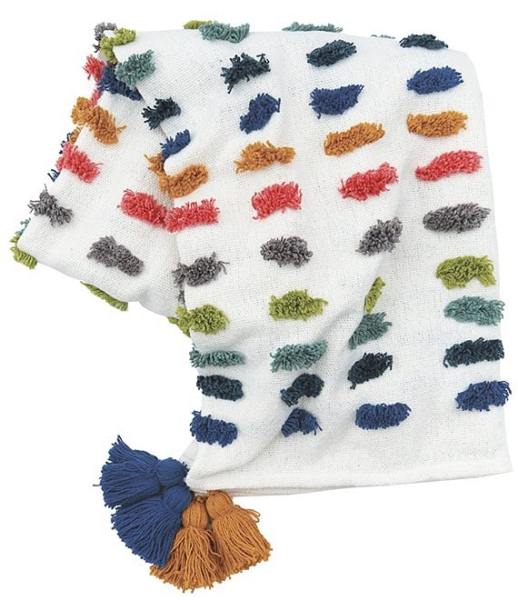 Large online tassel throw