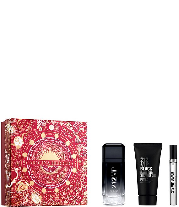 Carolina Herrera 212 VIP Black Eau de Parfum 3 Piece Set | Dillard\'s