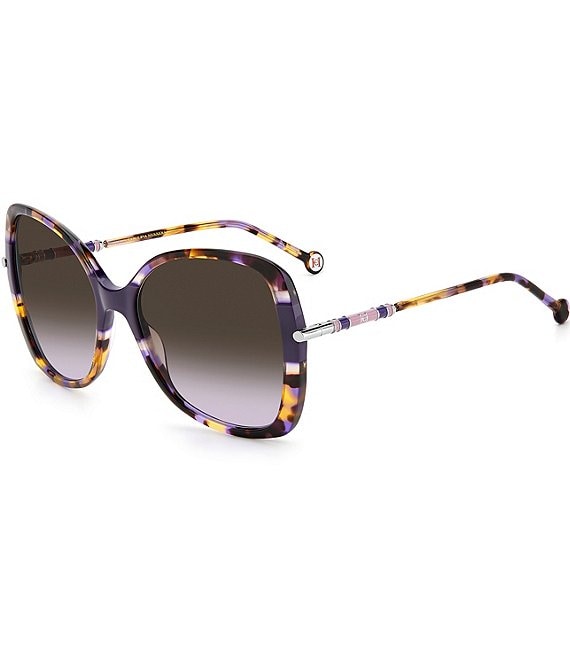 Color:Multi Havana - Image 1 - Women's CH0025 58mm Butterfly Sunglasses