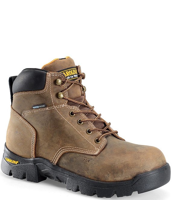 Color:Tan - Image 1 - Men's Circuit 6#double; Waterproof Composite Toe Work Boots