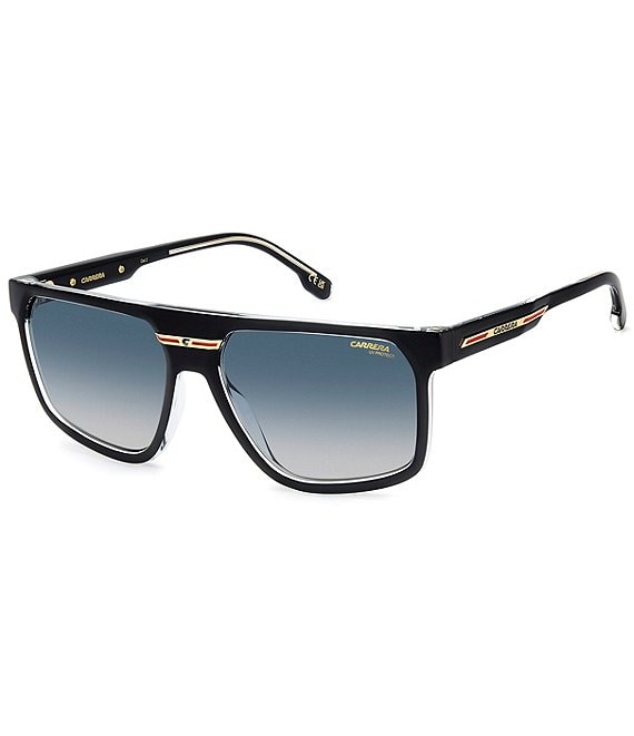Carrera Men's Victory C 14/S 60mm Rectangle Sunglasses, Black Crystal - Image 1