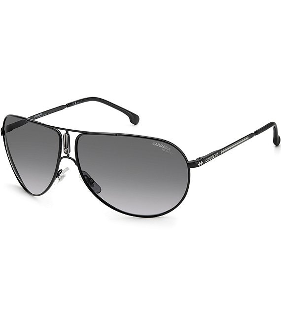 Color:Black - Image 1 - Unisex Gipsy65 64mm Aviator Polarized Sunglasses