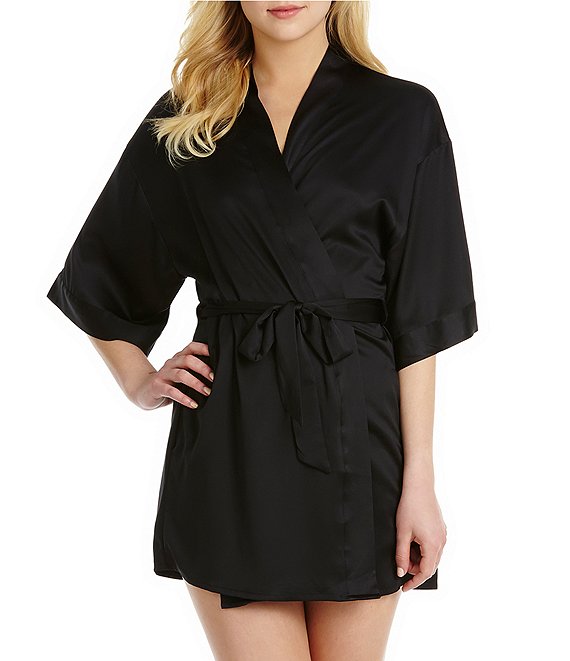 Cassandra Satin Kimono Wrap | Dillard's