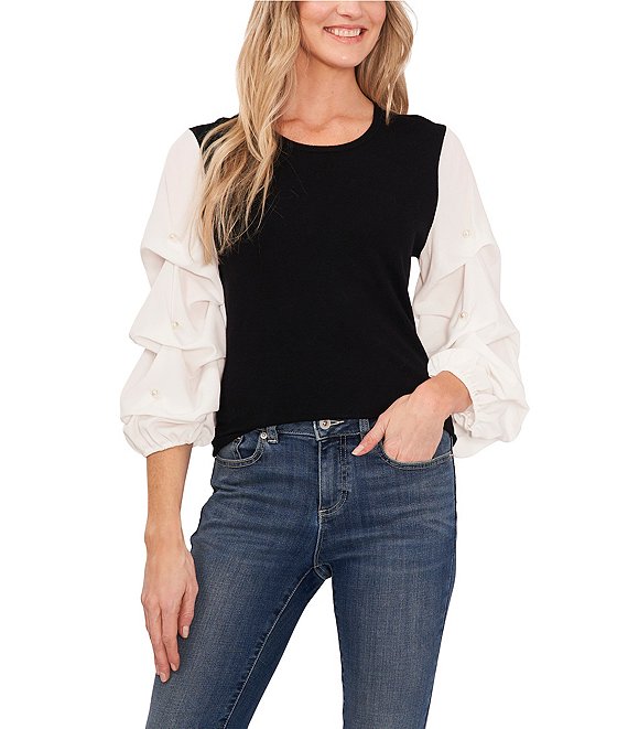 Cece ruffle sleeve blouse online