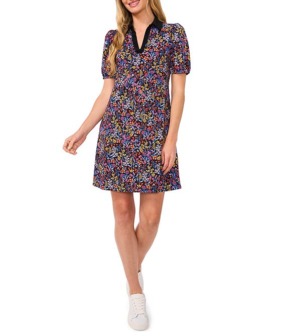 Cece floral print dress hotsell