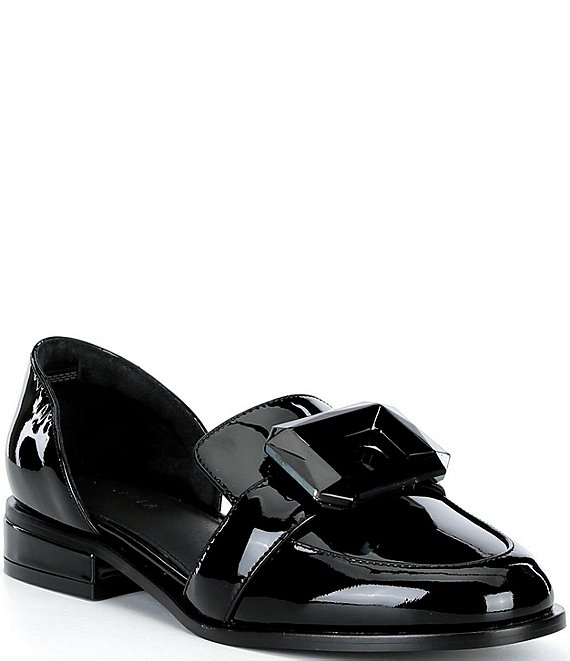 Cecelia New York Linear Gem Leather d'Orsay Flats