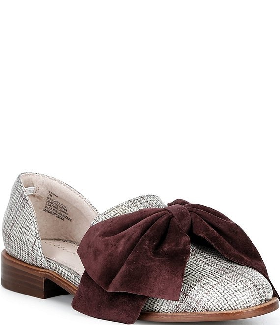 Cecelia New York Plaid Bow Loafers