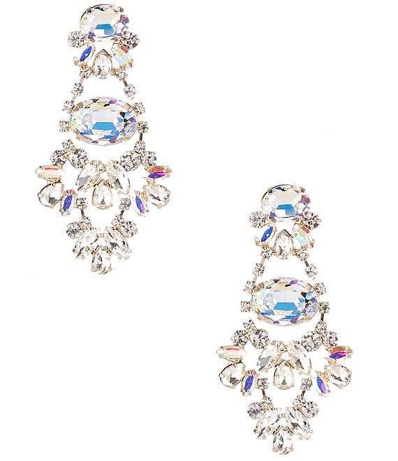 Cezanne Astrid Chandelier Earrings, Gold - Image 1