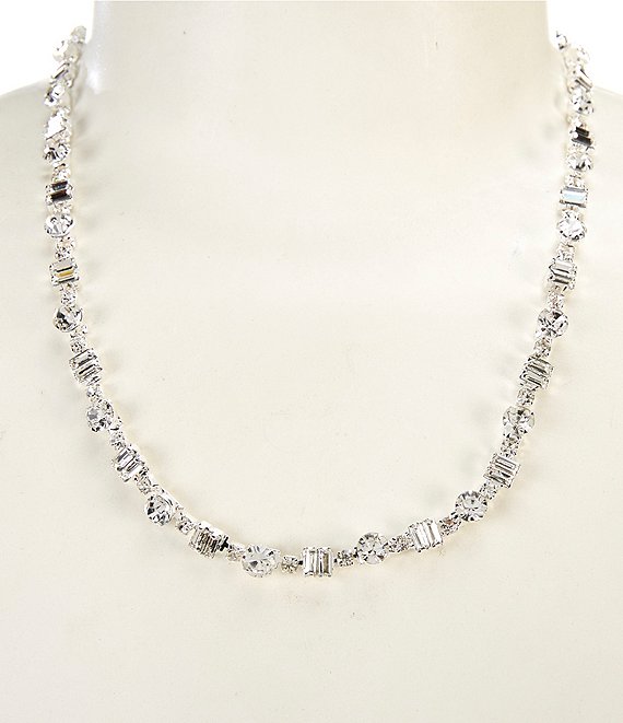 Cezanne Baguette Chain Statement Necklace