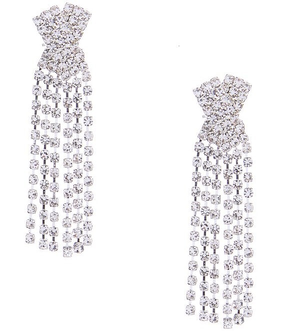 Cezanne Crossover Tassel Earrings