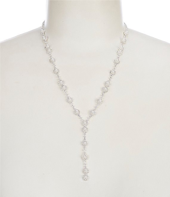 Cezanne Crystal Daisies Y Necklace