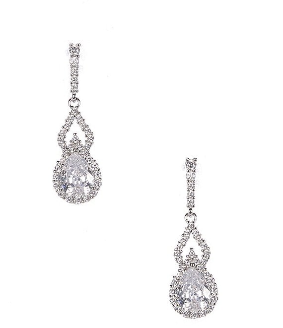 Cezanne Cubic Zirconia Infinity Drop Earrings | Dillard's