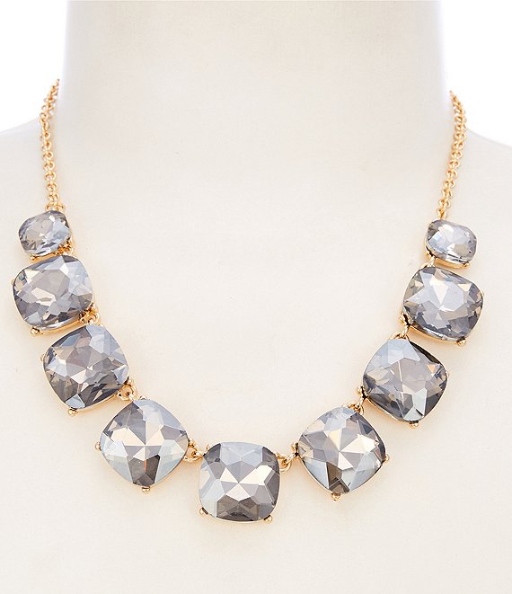 Cezanne Cushion Cut Statement Necklace