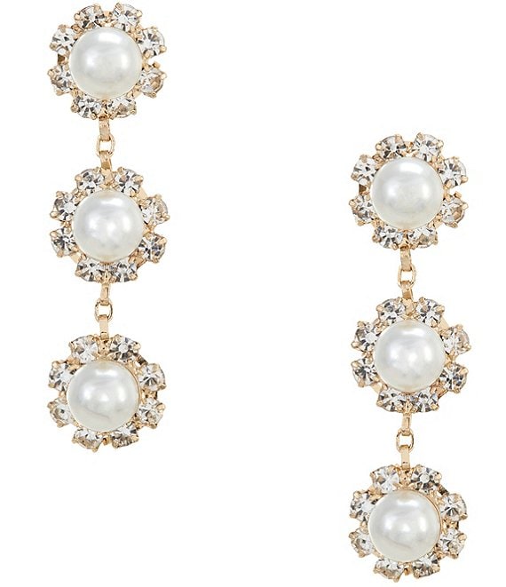 Cezanne Daisy Drop Earrings