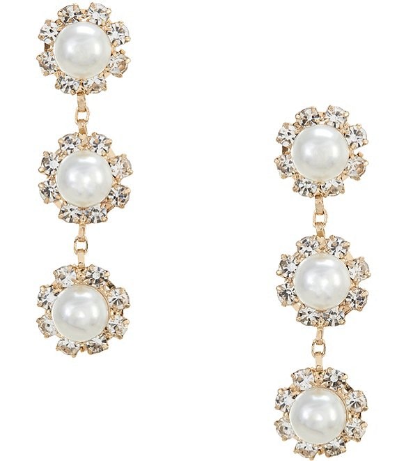 Cezanne Daisy Drop Earrings