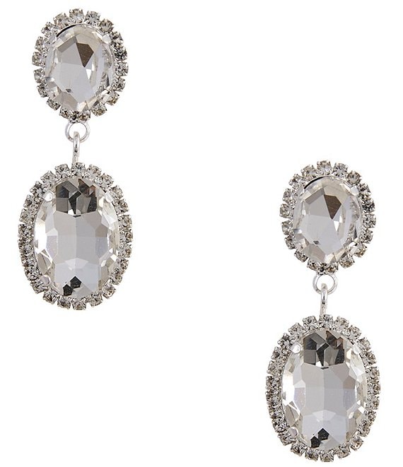 Cezanne Double Oval Drop Earrings
