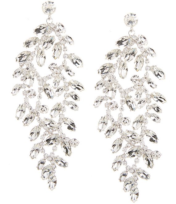Color:Silver - Image 1 - Eveline Chandelier Earrings