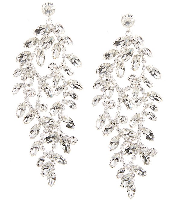 Cezanne Eveline Crystal Chandelier Statement Drop Earrings
