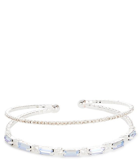 Cezanne Floating Double Row Cuff Bracelet