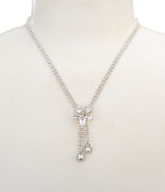 Cezanne Floral Knot Y-Necklace