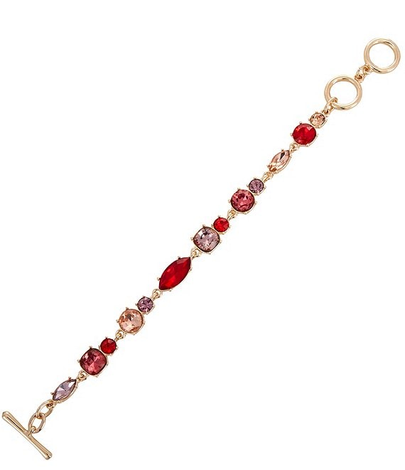 Cezanne Multi Stone Toggle Line Bracelet