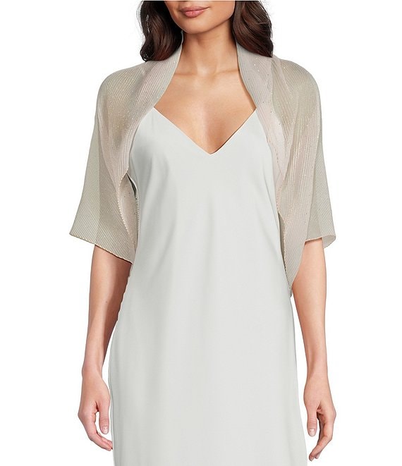 Cezanne Pleated Stone Evening Wrap
