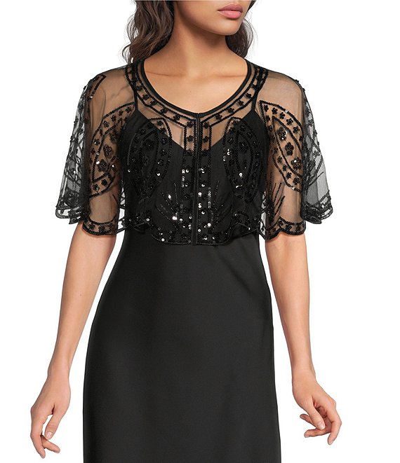 Cezanne Sequin Embellished Cape