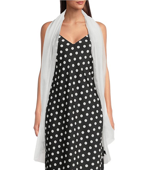 Cezanne Shine Crinkle Evening Wrap
