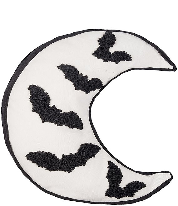 C&F Home Halloween Moon Bats Pillow