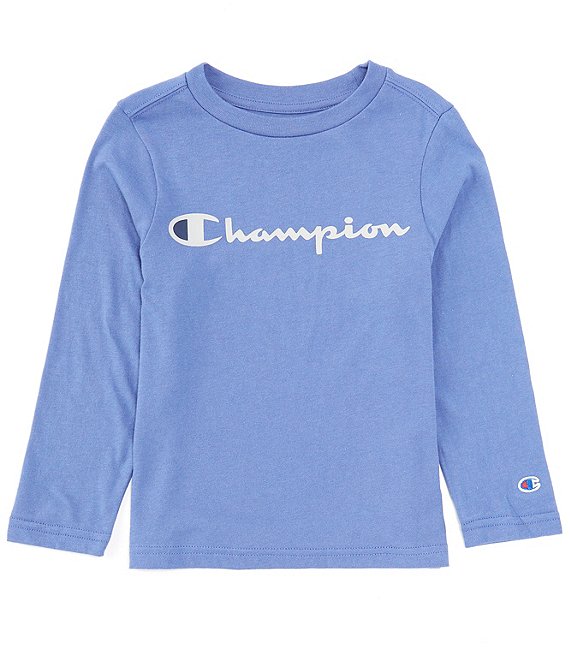 boys champion long sleeve shirt