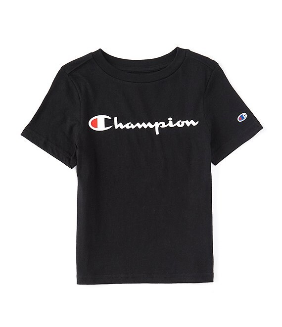 Champion Little Boys 4-7 Short Sleeve Classic Logo Graphic Tee | Dillard's