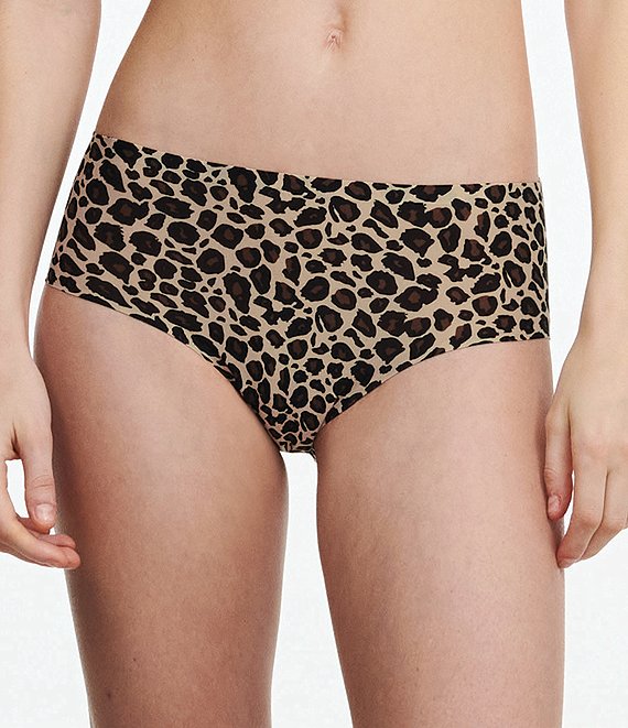 Color:Leopard Print - Image 1 - Leopard Print Soft Stretch Hipster Panty