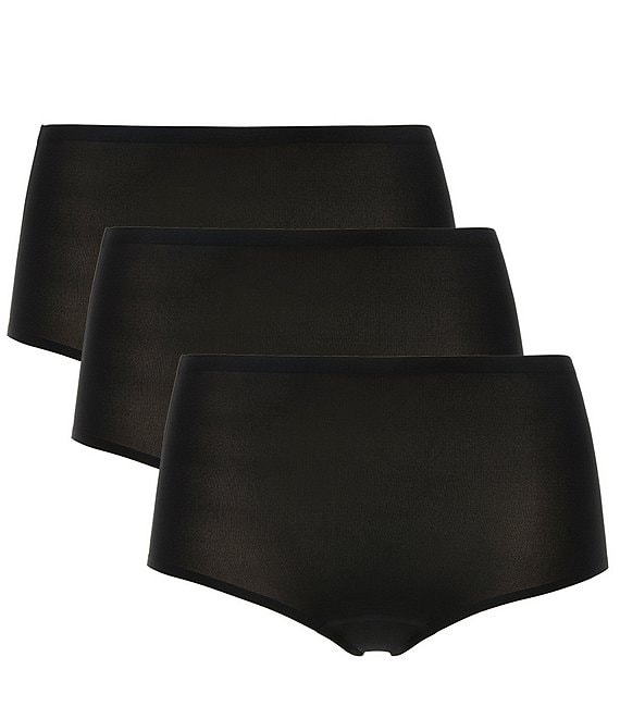 3-pack seamless high waist Briefs, Black